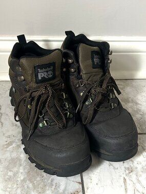 Timberland PRO Keele Ridge Men’s 8M Steel Toe Waterproof Work Boots A1Q8O Brown